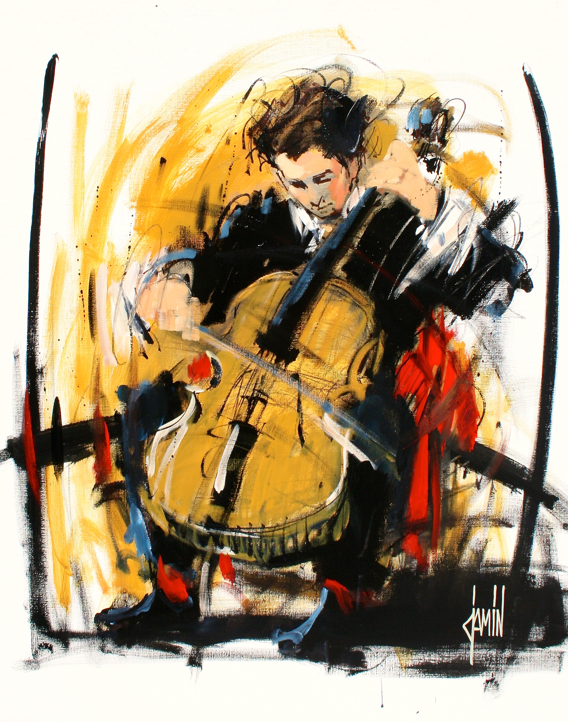 Galerie Violoncelliste Artwindow